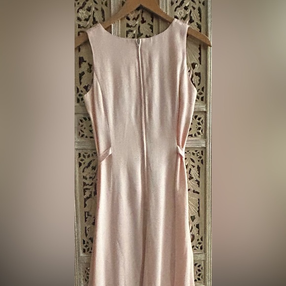 Vintage Be Smart Pink Summer  Maxi Dress With Bolero Jacket Set Wedding Party - Picture 11 of 12